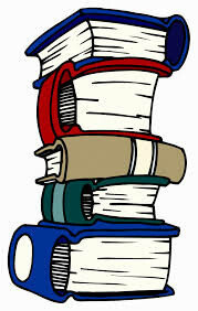 Graphic of a stack of books